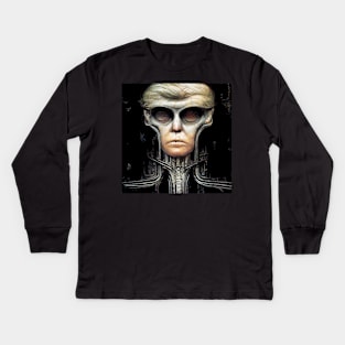 Trump Giger Kids Long Sleeve T-Shirt